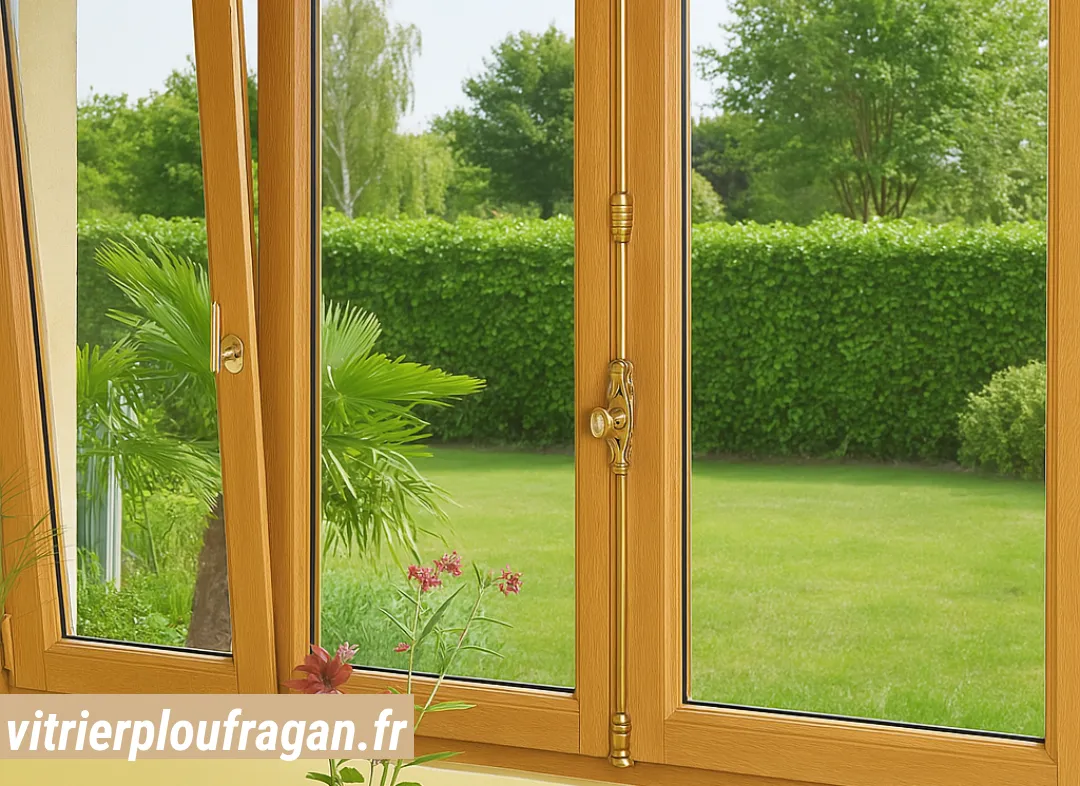 Installation de fenêtre en bois sur mesure Ploufragan
