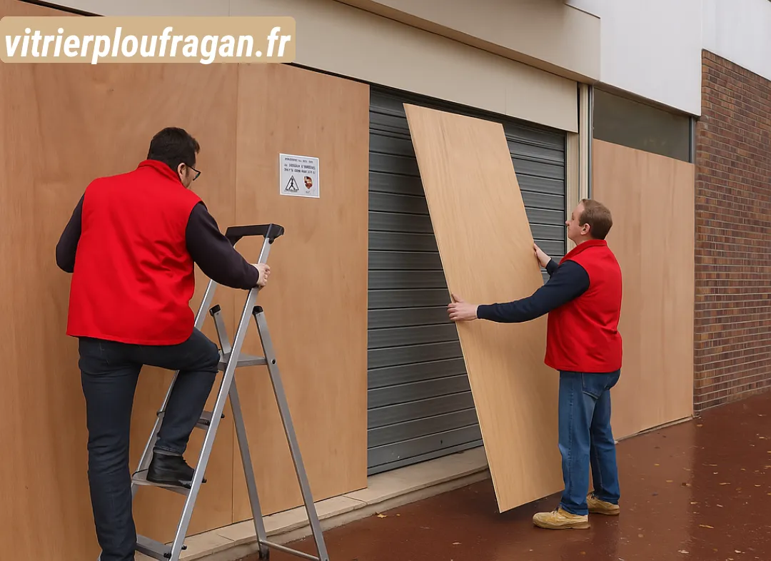 Mise en sécurité fermeture provisoire Ploufragan